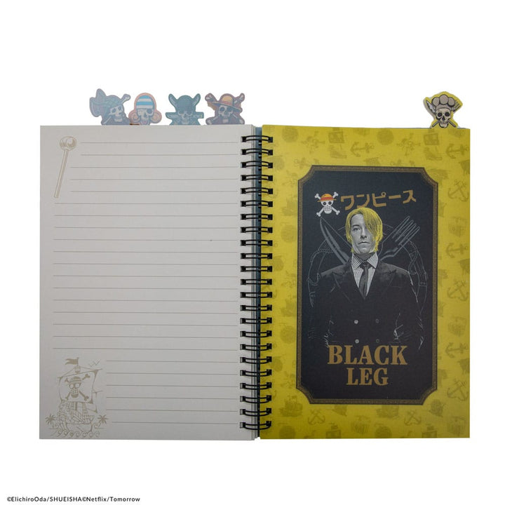 One Piece Straw Hat Pirates Tabbed Notebook