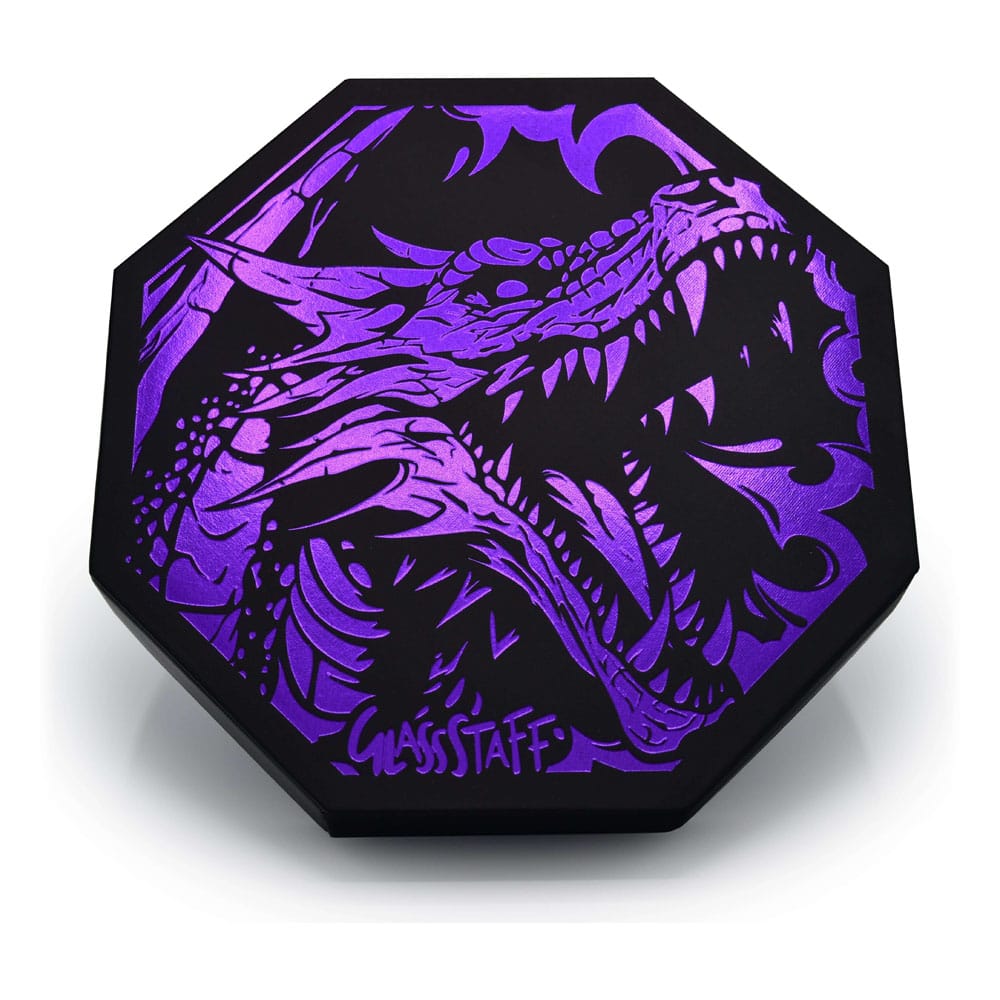 CritStones Arena Dice Tray Purple Dragon RPG Gaming Accessory