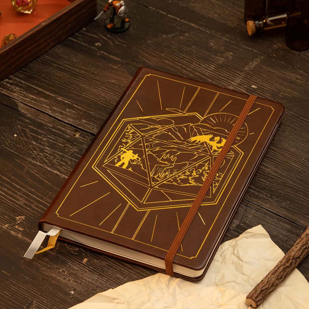 Dungeons and Dragons RPG Journal 5e Brown Edition Character Sheet Notebook