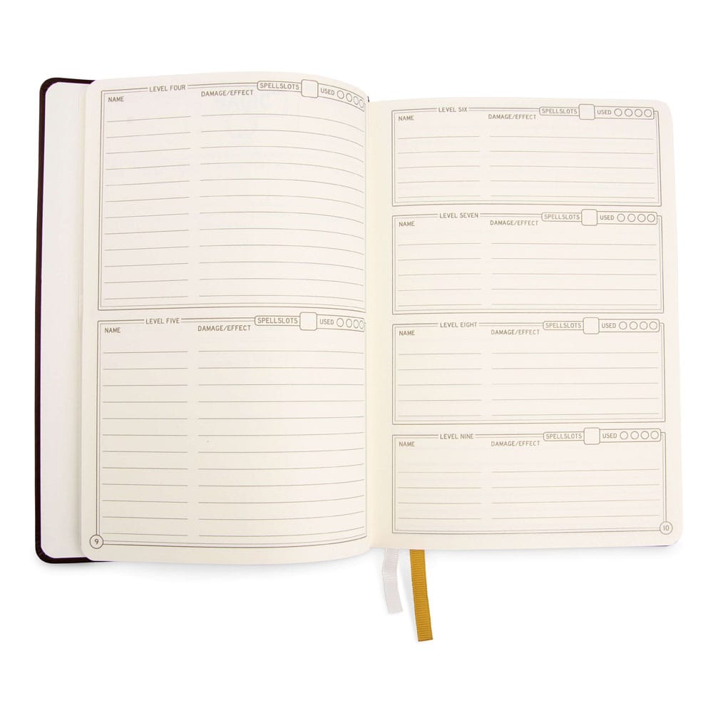 Dungeons and Dragons RPG Journal 5e Blue Edition Character Sheet Notebook