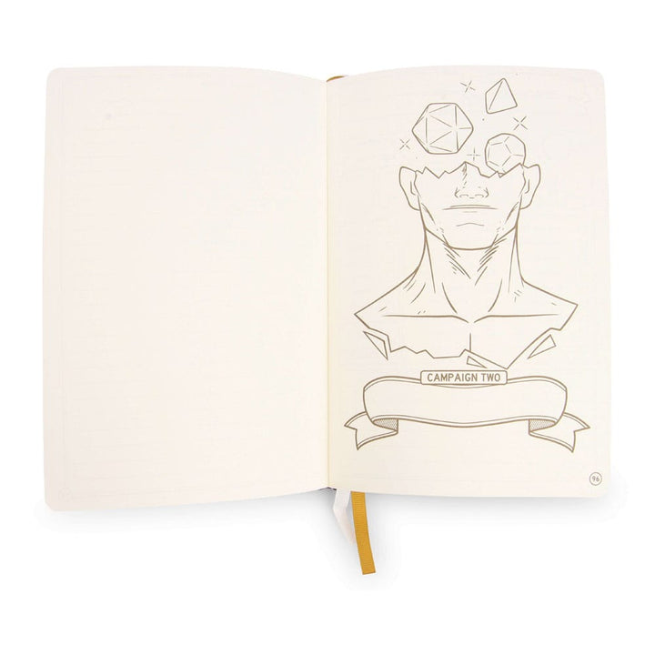 Dungeons and Dragons RPG Journal 5e Blue Edition Character Sheet Notebook