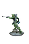 Halo Infinite Master Chief With Grappleshot 10" Statue, side angle