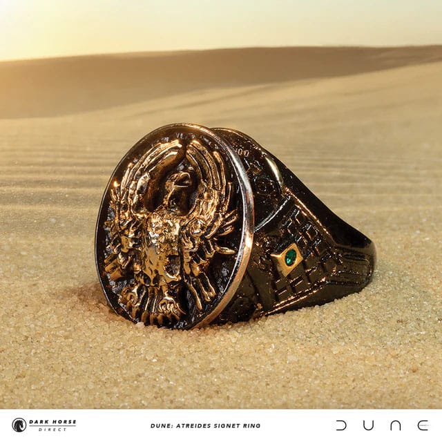 Official Dune House Atreides Signet Ring Replica *Limited Edition To 500 Only Worldwide