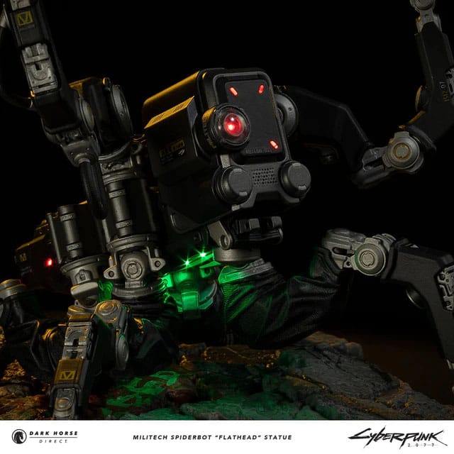 Cyberpunk 2077: Militech Spiderbot “Flathead” Statue