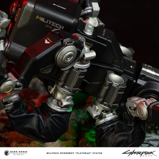 Cyberpunk 2077: Militech Spiderbot “Flathead” Statue