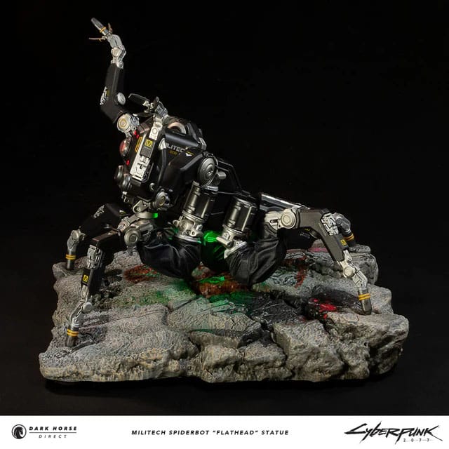 Cyberpunk 2077: Militech Spiderbot “Flathead” Statue