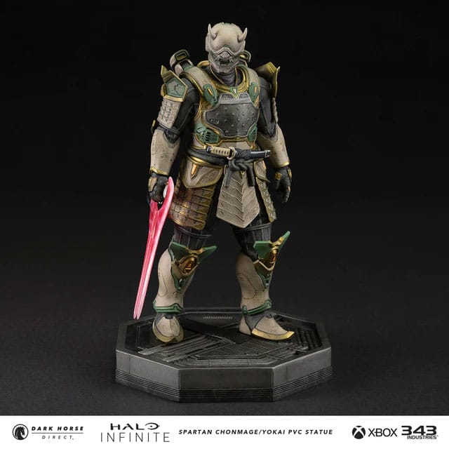 Halo Infinite: Spartan Chonmage with Yokai Mask Limited Edition Statue