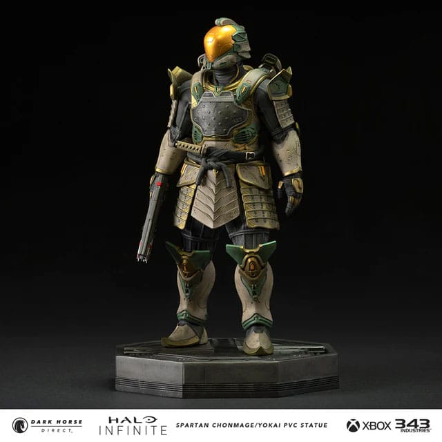 Halo Infinite: Spartan Chonmage with Yokai Mask Limited Edition Statue