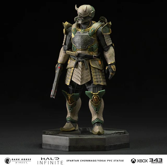 Halo Infinite: Spartan Chonmage with Yokai Mask Limited Edition Statue