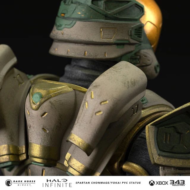 Halo Infinite: Spartan Chonmage with Yokai Mask Limited Edition Statue