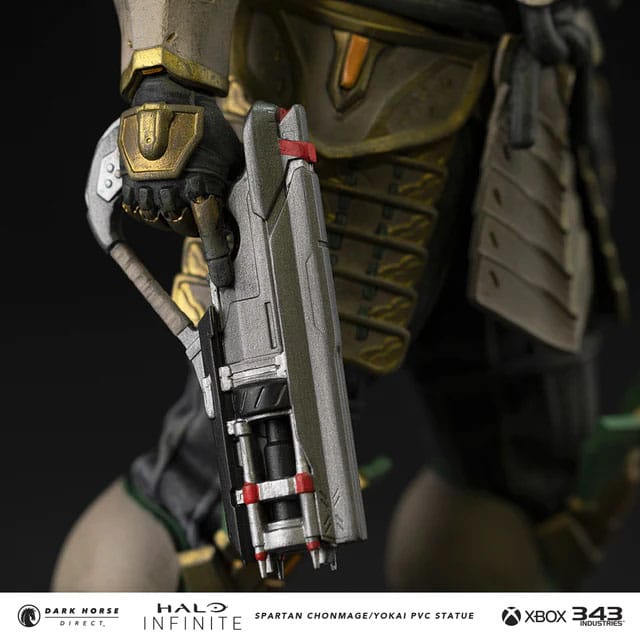 Halo Infinite: Spartan Chonmage with Yokai Mask Limited Edition Statue