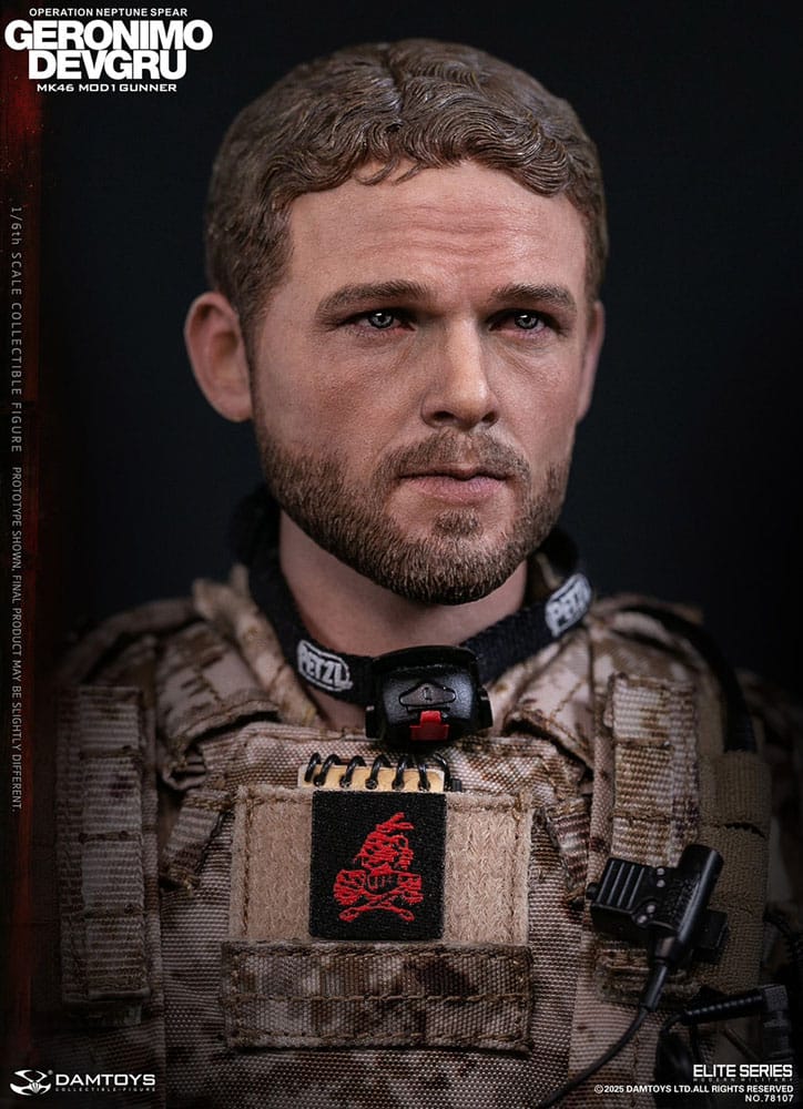 Modern Military Geronimo Devgru MK46 MOD1 Gunner (Operation Neptune Spear) 1/6 Scale Action Figure