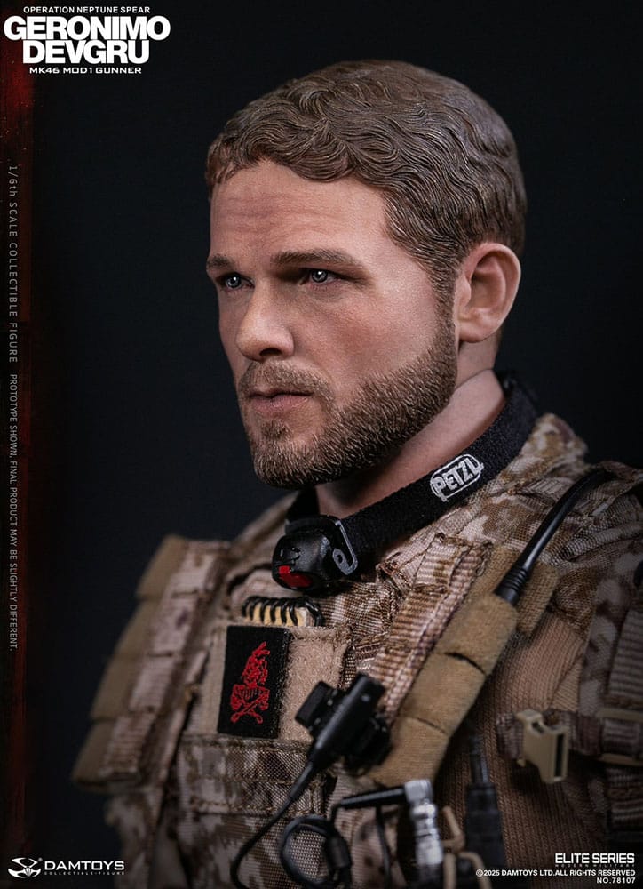 Modern Military Geronimo Devgru MK46 MOD1 Gunner (Operation Neptune Spear) 1/6 Scale Action Figure