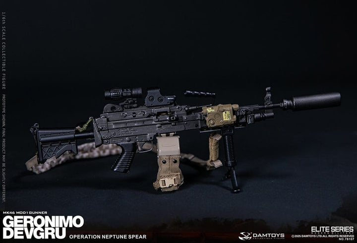 Modern Military Geronimo Devgru MK46 MOD1 Gunner (Operation Neptune Spear) 1/6 Scale Action Figure