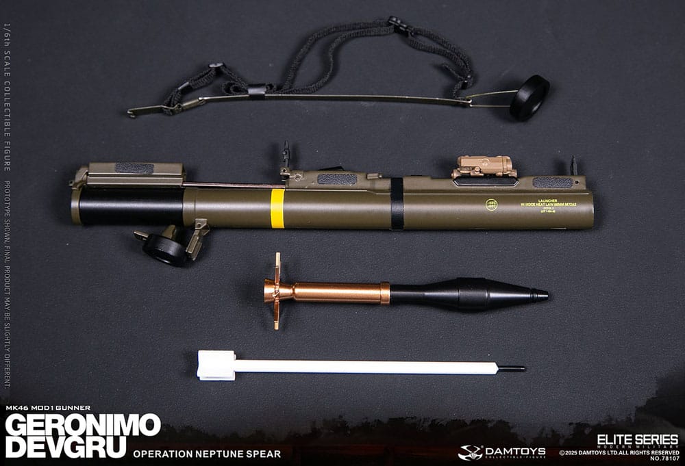 Modern Military Geronimo Devgru MK46 MOD1 Gunner (Operation Neptune Spear) 1/6 Scale Action Figure