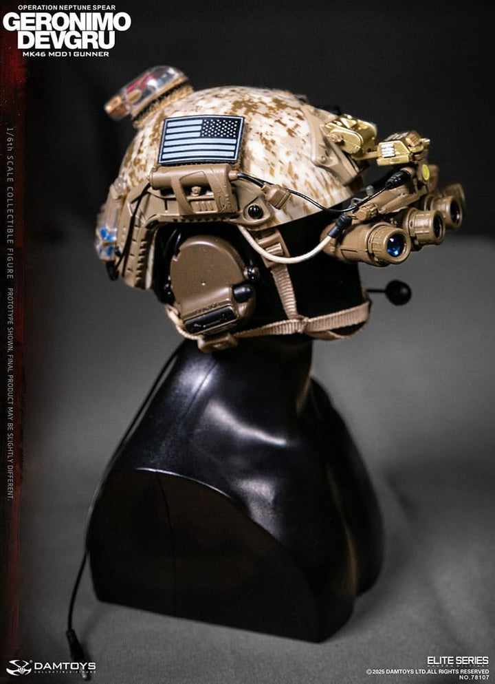 Modern Military Geronimo Devgru MK46 MOD1 Gunner (Operation Neptune Spear) 1/6 Scale Action Figure