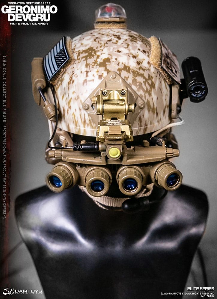 Modern Military Geronimo Devgru MK46 MOD1 Gunner (Operation Neptune Spear) 1/6 Scale Action Figure