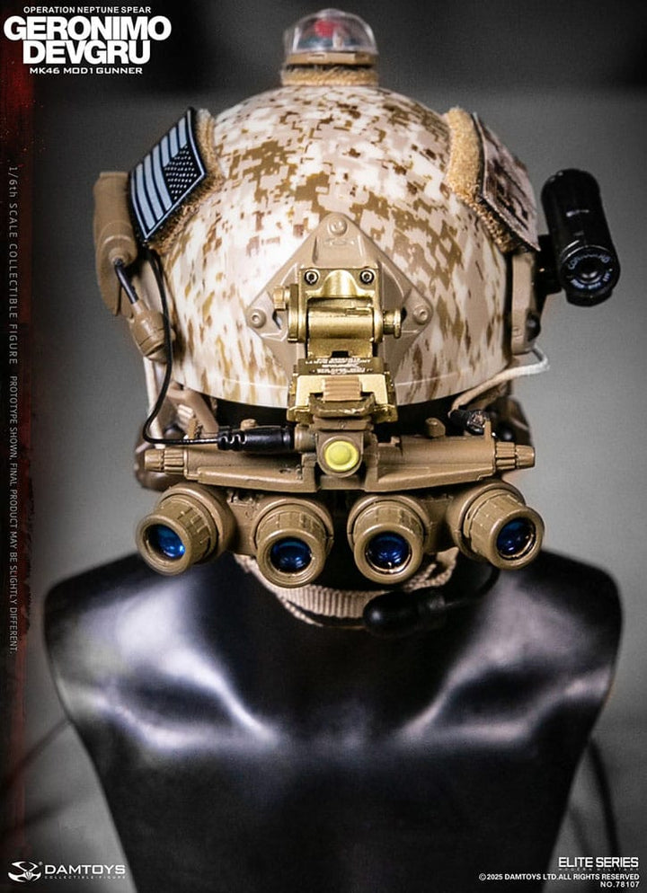 Modern Military Geronimo Devgru MK46 MOD1 Gunner (Operation Neptune Spear) 1/6 Scale Action Figure
