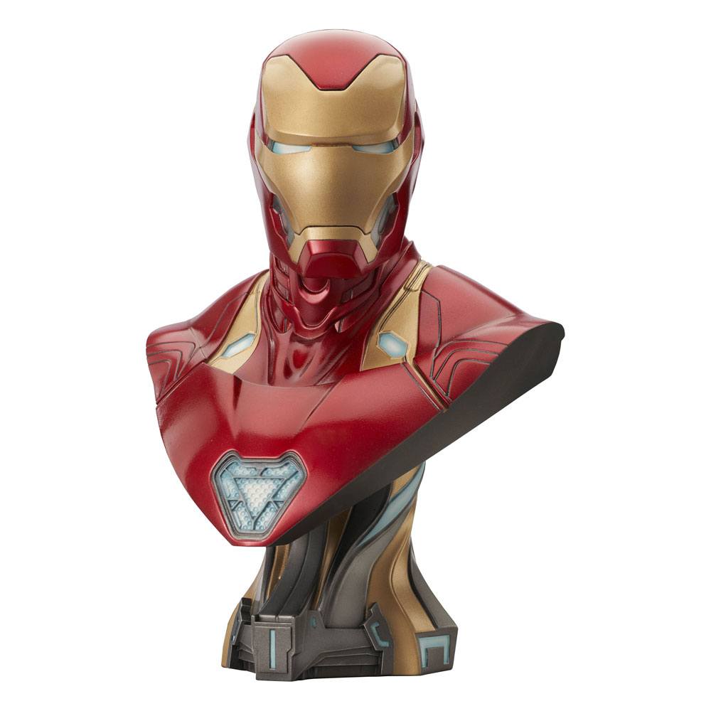 Diamond Select Toys Iron Man MK50 Avengers Infinity War Legends in 3D Bust 25 cm