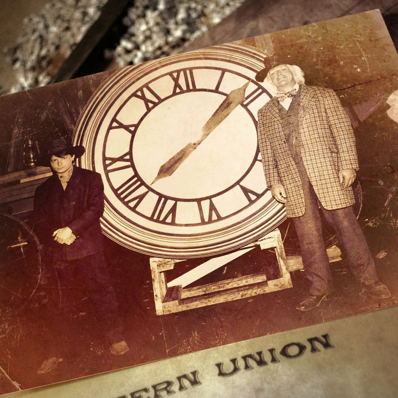 Back To The Future Time Travel Memories II Expansion Kit Collectors Box Set, close-up detail