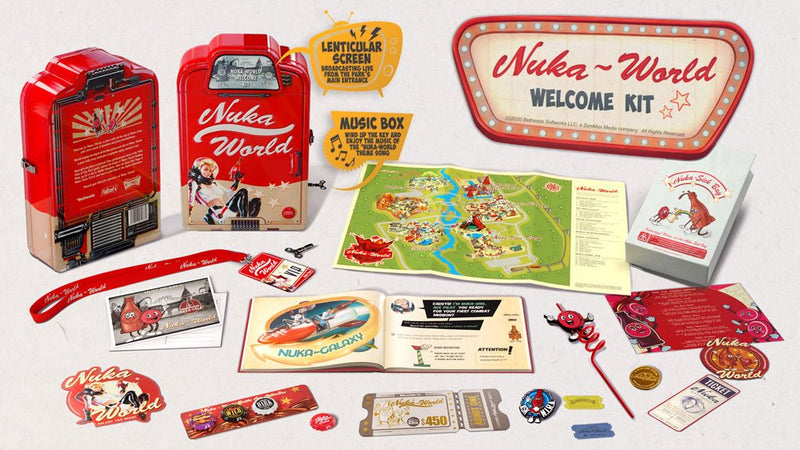 Fallout Nuka World Kit, in display
