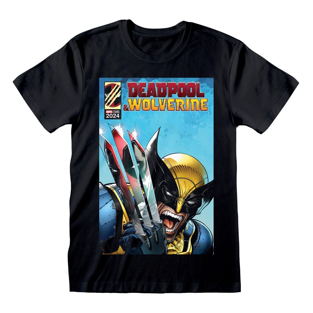Deadpool Wolverine Reflection Deadpool T Shirt Size L