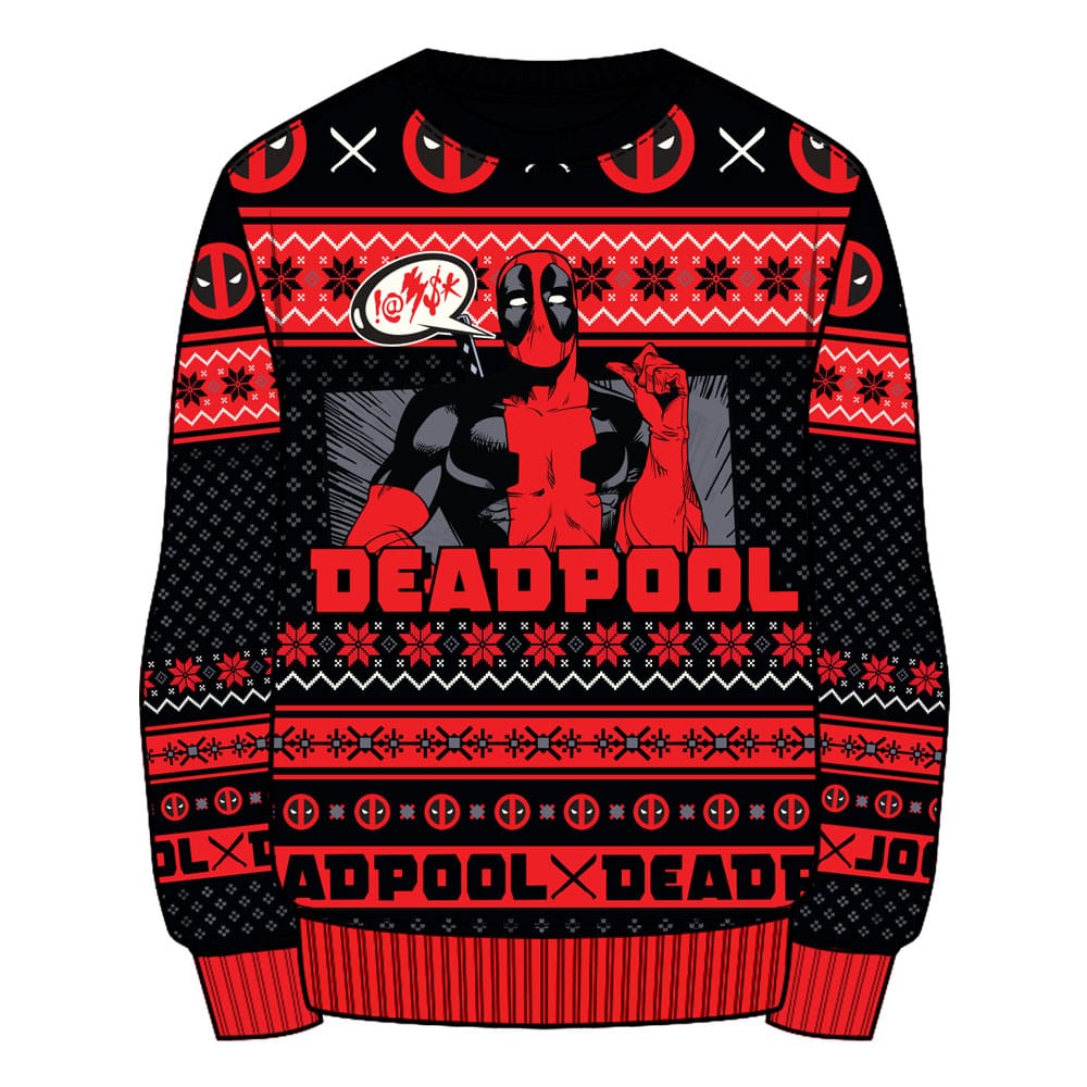 Deadpool Show Off Deadpool Sweatshirt Jumper Size XL