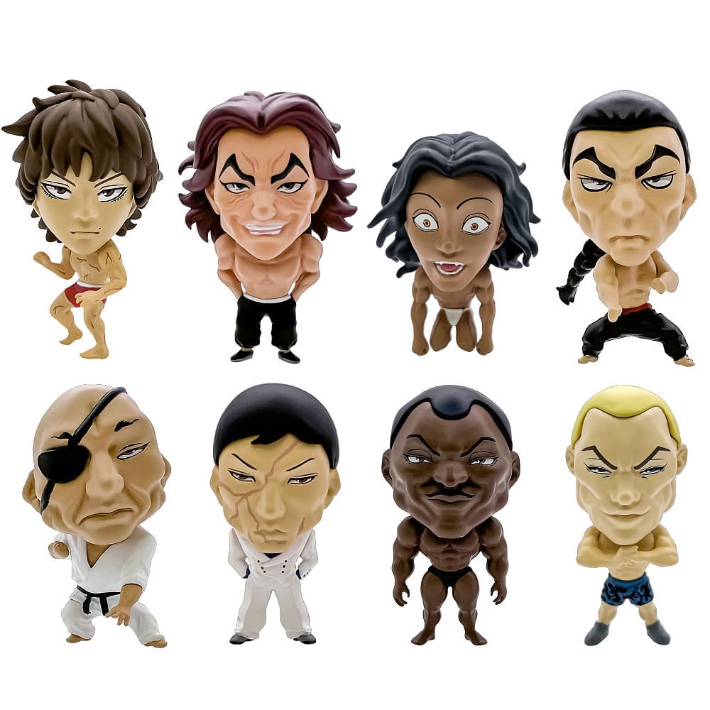 Baki Hanma Baki Hanma Collectible PVC Figure Set 8 Pack 6 cm Each