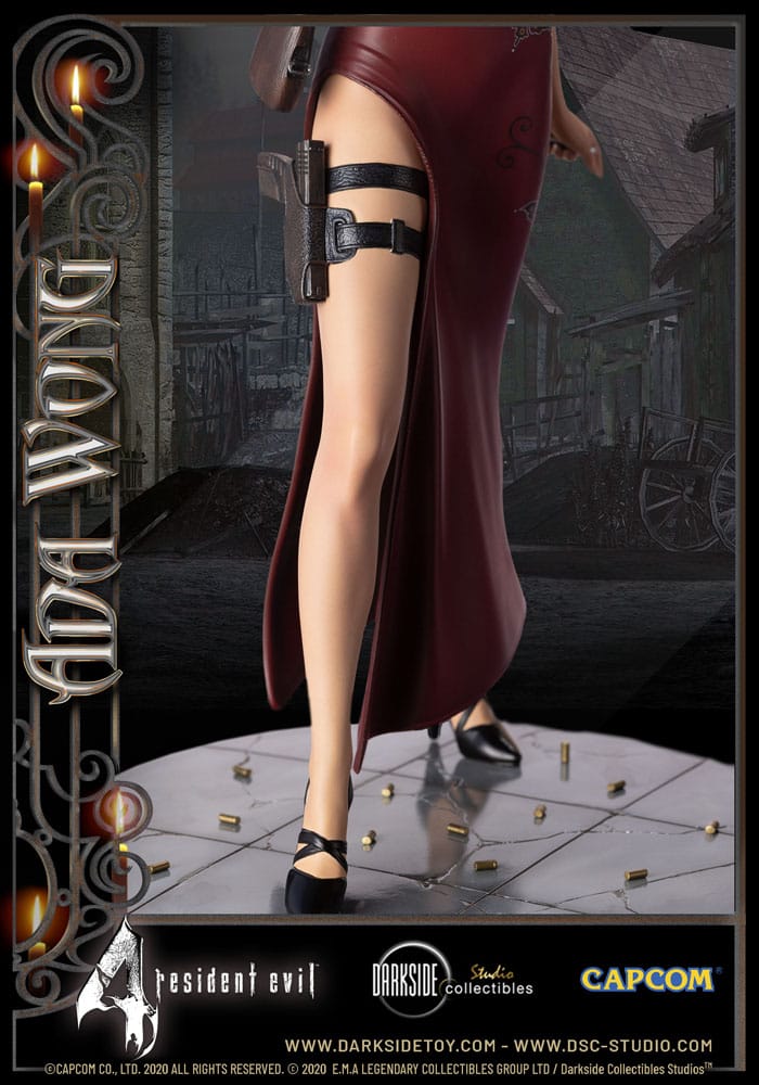 Resident Evil Premium Statue Ada Wong 50 cm, showing reverse