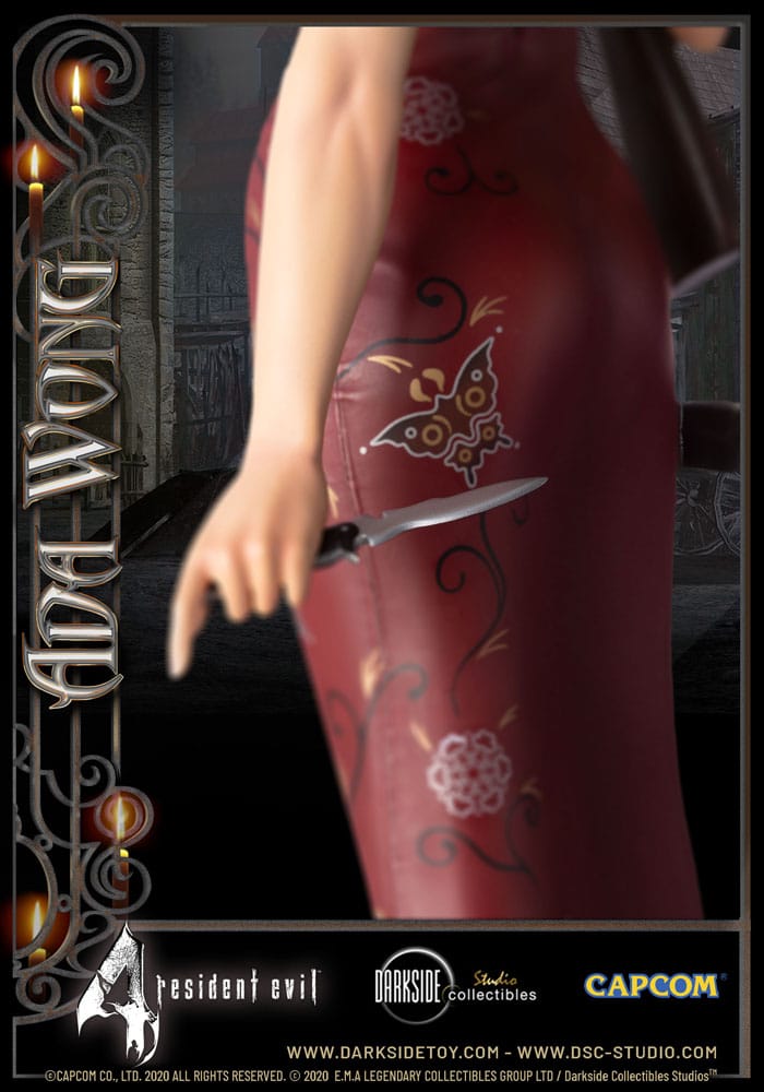 Resident Evil Premium Statue Ada Wong 50 cm, rear view