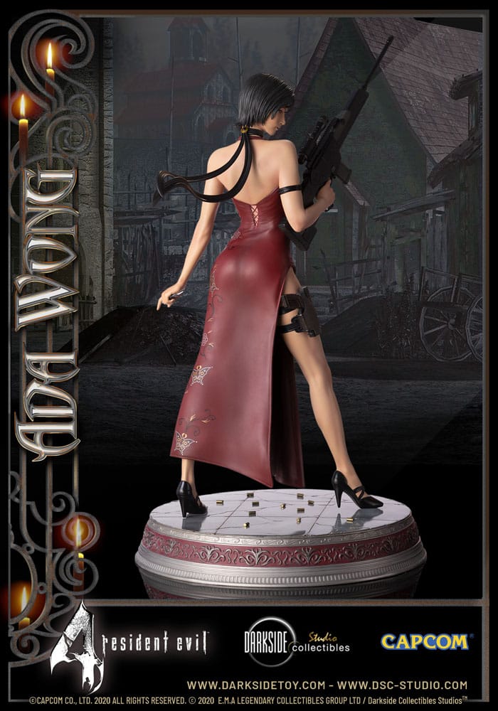 Resident Evil Premium Statue Ada Wong 50 cm, size reference