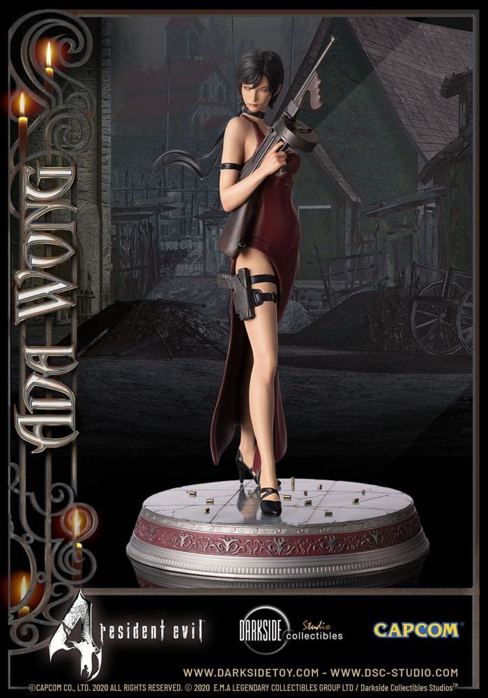 Resident Evil Premium Statue Ada Wong 50 cm, showing reverse