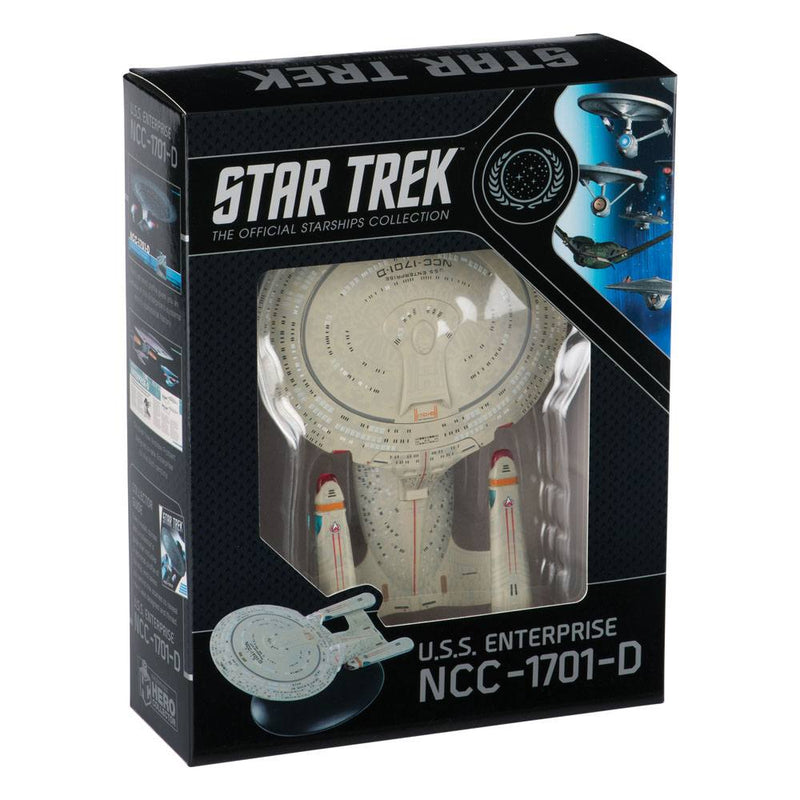 U.S.S. Enterprise NCC-1701-D (Galaxy class) Diecast Model Ship (Eaglemoss / Star Trek), rear view