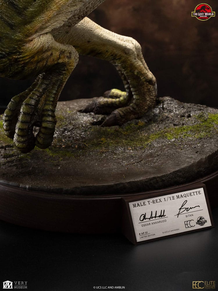 The Lost World Jurassic Park Tyrannosaur (Buck) 1/12 Scale Maquette