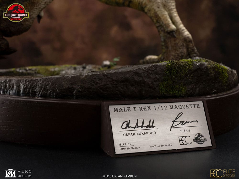 The Lost World Jurassic Park Tyrannosaur (Buck) 1/12 Scale Maquette