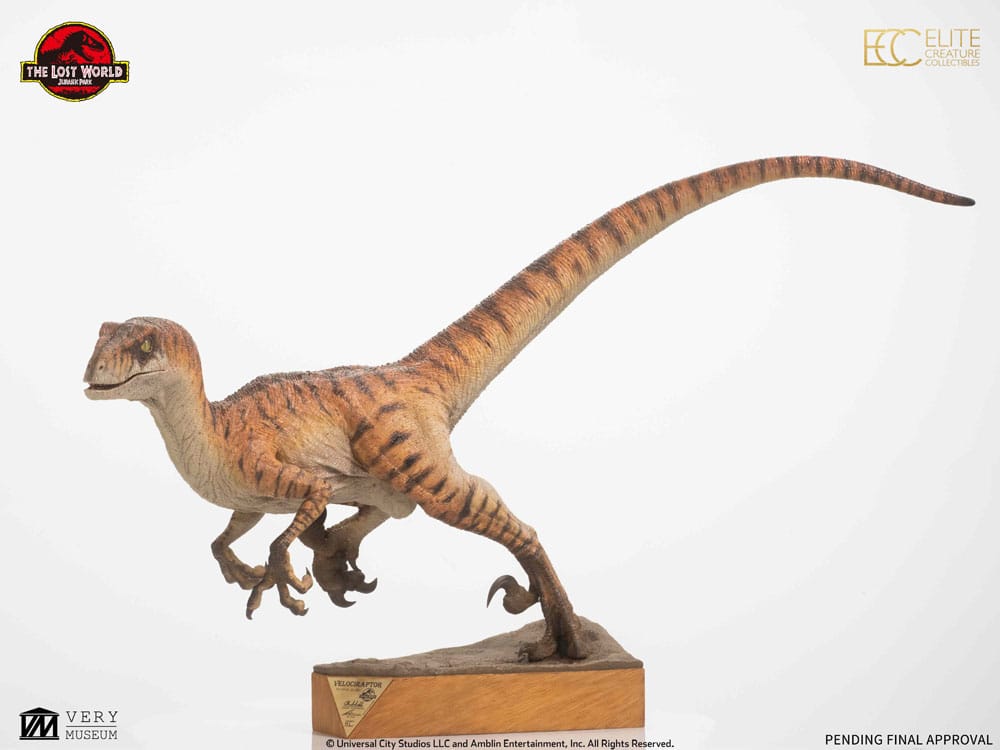 Elite Creature Collectibles Male Velociraptor The Lost World: Jurassic Park 1/4 Scale Statue 63 cm