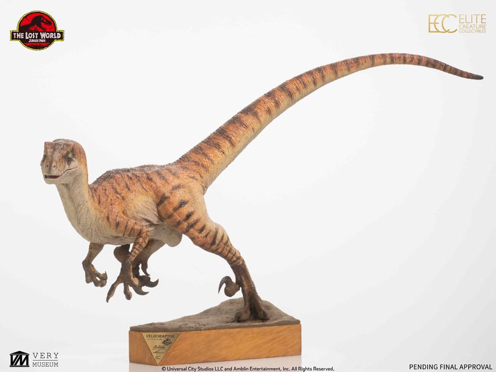 Elite Creature Collectibles Male Velociraptor The Lost World: Jurassic Park 1/4 Scale Statue 63 cm