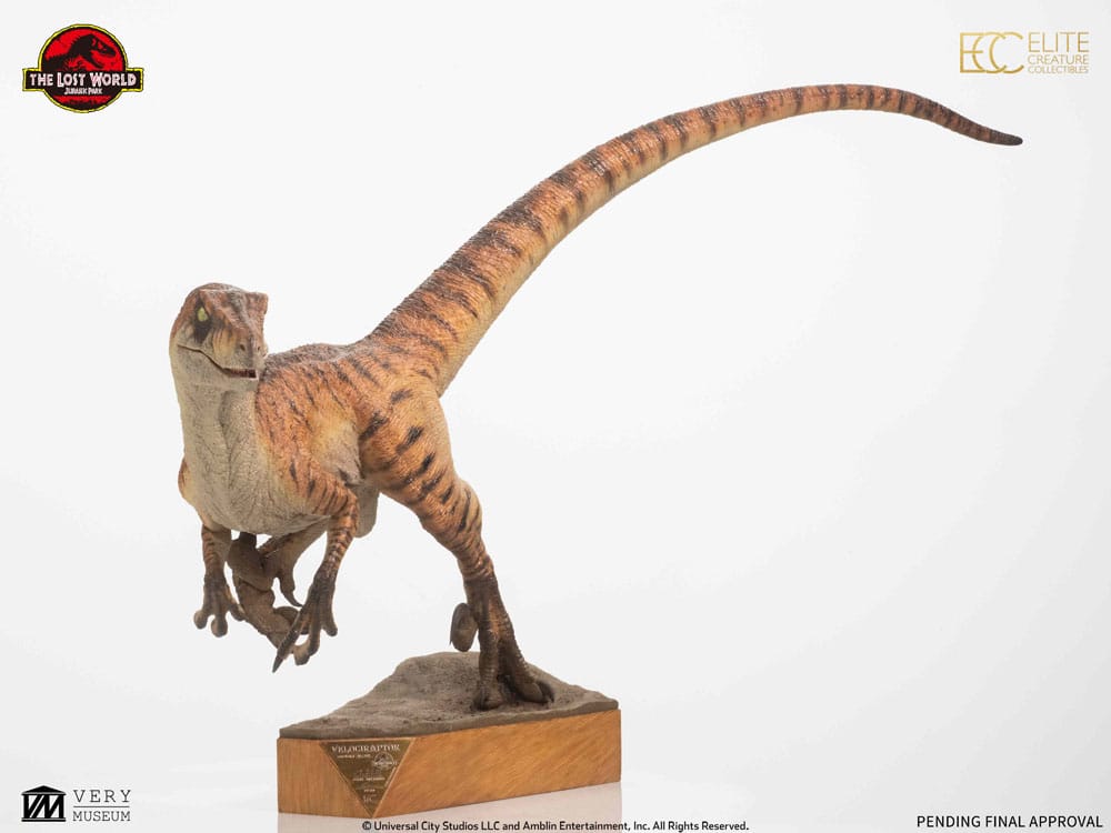 Elite Creature Collectibles Male Velociraptor The Lost World: Jurassic Park 1/4 Scale Statue 63 cm