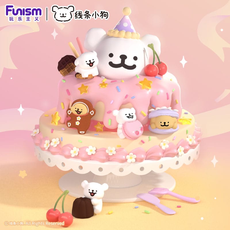 Maltese Sweet Box Series Mini Figures 3-Pack Puppy Face 9 cm Display Set of 6