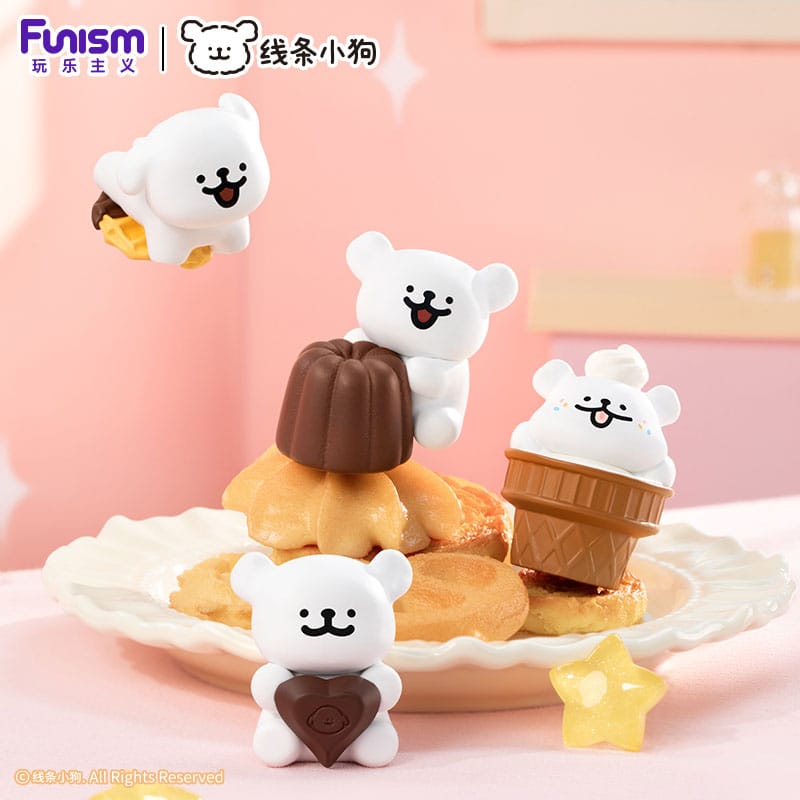 Maltese Sweet Box Series Mini Figures 3-Pack Puppy Face 9 cm Display Set of 6