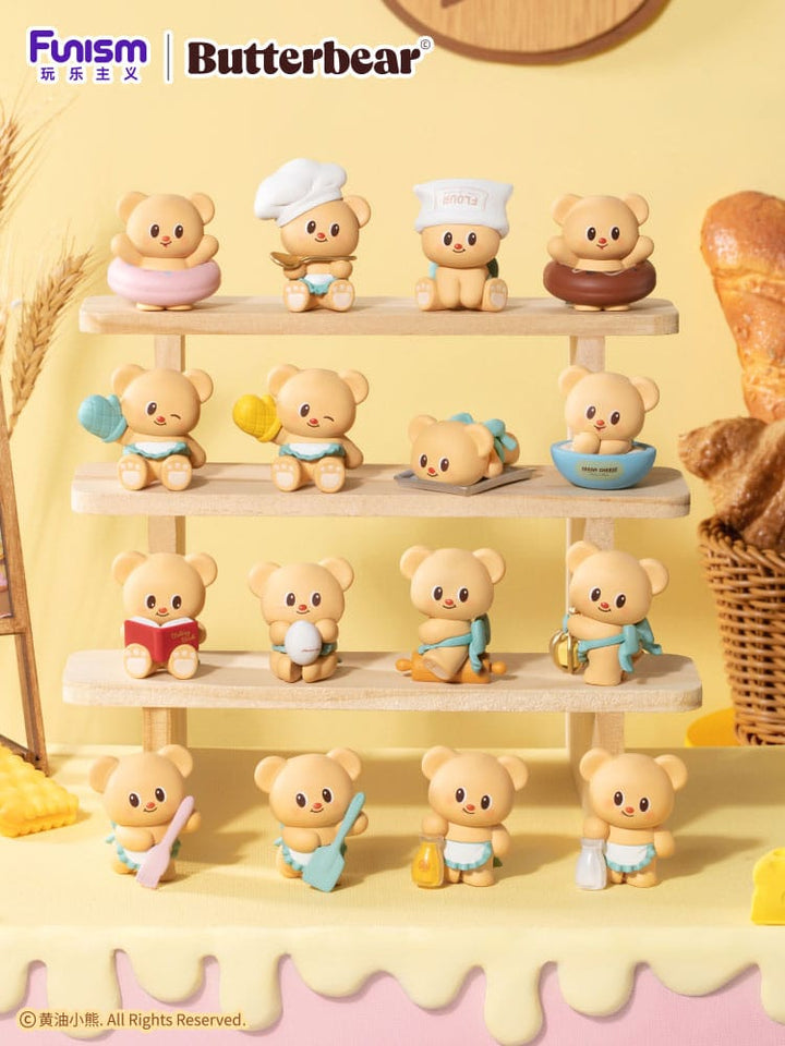 Butterbear Baked with Love Series 3-Pack Mini Figures 9 cm Display Set of 6
