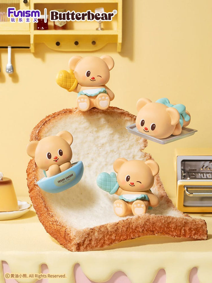 Butterbear Baked with Love Series 3-Pack Mini Figures 9 cm Display Set of 6