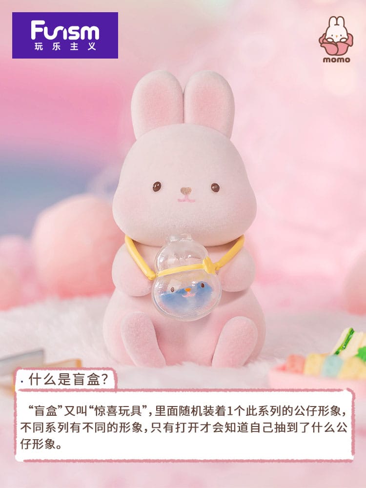 Momo Bunny Daily Series Mini Figures 9 cm Display Set of 9
