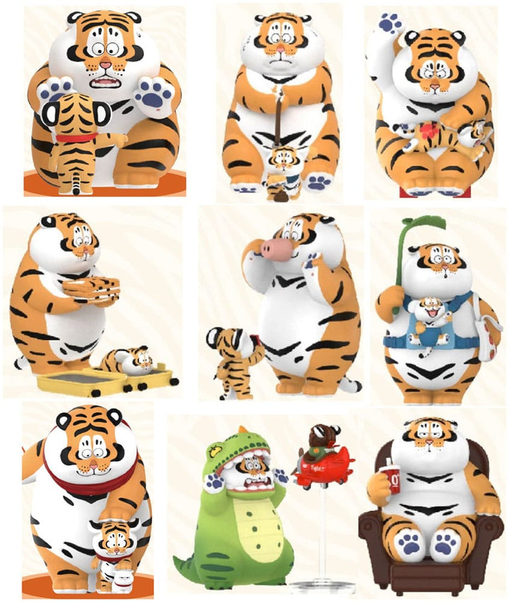 I Am Not Fat Tiger Roaring Love Series Mini Figures Nine Centimeters Eight Pieces