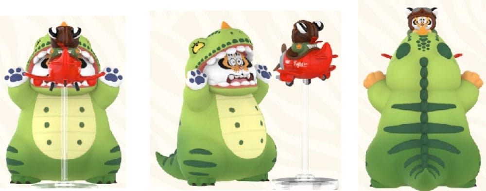 I Am Not Fat Tiger Roaring Love Series Mini Figures Nine Centimeters Eight Pieces
