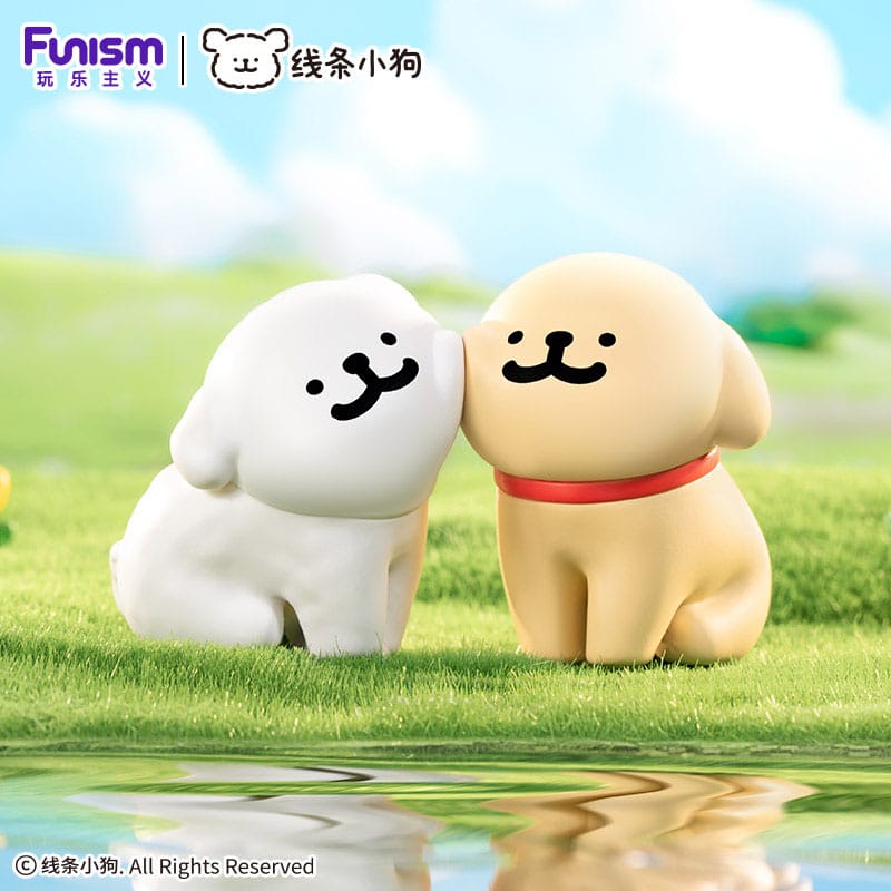 Maltese Happy Snuggling Mini Figures 9 cm Display Set of 8