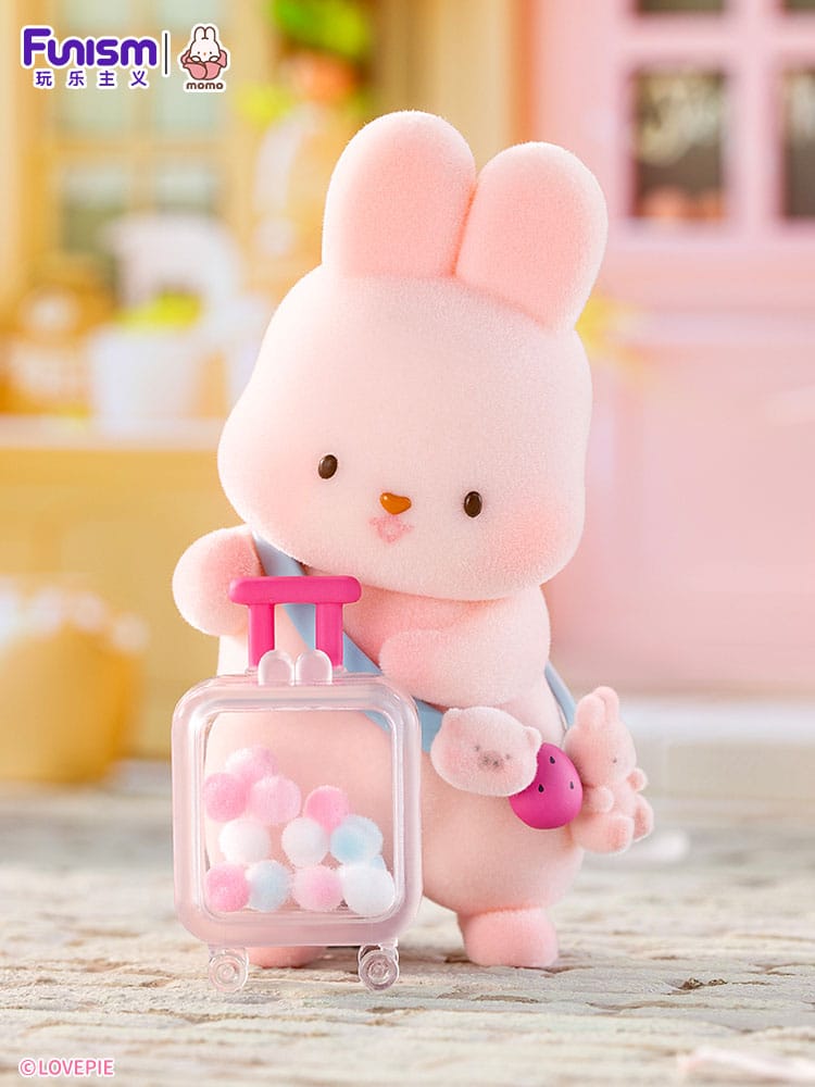 Momo Bunny Strawberry Town Series Mini Figures 9 cm Display Set of 8