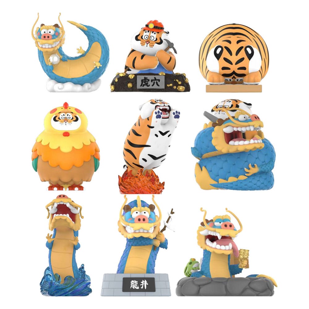 I Am Not Fat Tiger Long Teng Hu Yue Series Mini Figures Nine Centimeters Eight Pieces