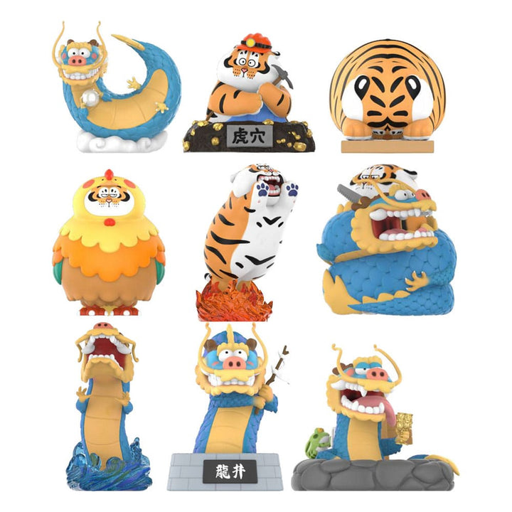 I Am Not Fat Tiger Long Teng Hu Yue Series Mini Figures Nine Centimeters Eight Pieces