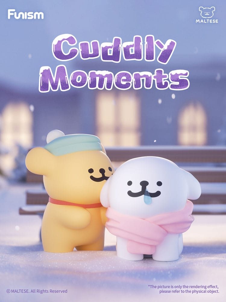 Maltese Cuddly Moments Mini Figures 9 cm Display Set of 8